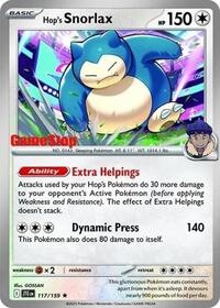 Hop's Snorlax (GameStop) (Cosmos Holo) 117/159