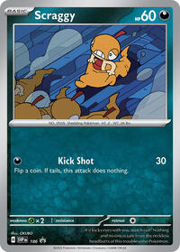 Scraggy (Cosmos Holo) 186