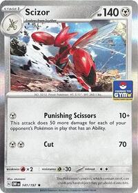 Scizor (Pokemon Gym Promo) 141/197