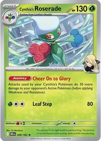 Cynthia's Roserade 008/182 · Reverse Holo
