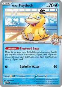 Misty's Psyduck 045/182 · Reverse Holo