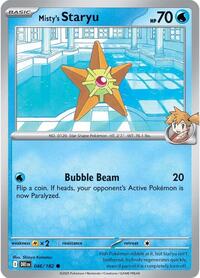 Misty's Staryu 046/182 · Reverse Holo