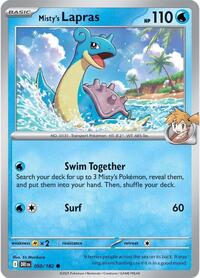 Misty's Lapras 050/182 · Reverse Holo