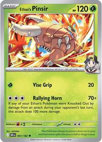 Ethan's Pinsir 001/182 · Reverse Holo