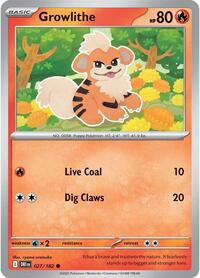 Growlithe 027/182 · Reverse Holo