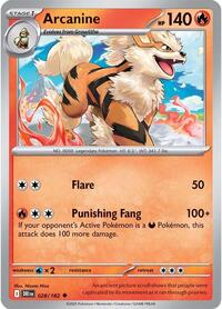 Arcanine 028/182 · Reverse Holo