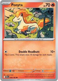 Ponyta 029/182 · Reverse Holo