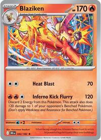 Blaziken 042/182 · Reverse Holo