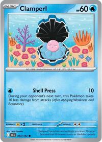 Clamperl 054/182 · Reverse Holo