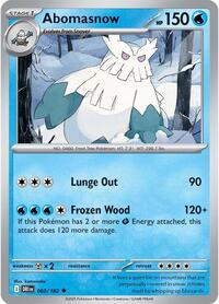 Abomasnow 060/182 · Reverse Holo