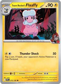 Team Rocket's Flaaffy 073/182
