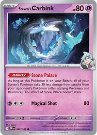 Steven's Carbink 086/182 · Reverse Holo