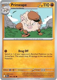 Primeape 091/182 · Reverse Holo