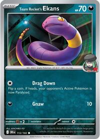 Team Rocket's Ekans 112/182 · Reverse Holo