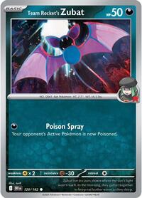 Team Rocket's Zubat 120/182 · Reverse Holo