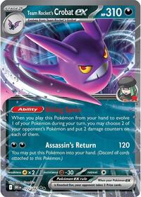 Team Rocket's Crobat ex 122/182