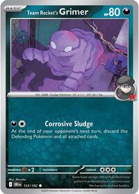 Team Rocket's Grimer 123/182 · Reverse Holo