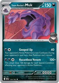 Team Rocket's Muk 124/182 · Reverse Holo