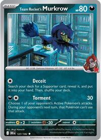 Team Rocket's Murkrow 127/182 · Reverse Holo