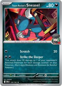 Team Rocket's Sneasel 128/182 · Reverse Holo