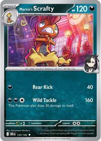 Marnie's Scrafty 133/182 · Reverse Holo