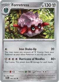 Forretress 140/182 · Reverse Holo