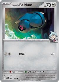 Steven's Beldum 143/182 · Reverse Holo