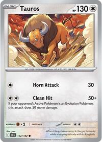 Tauros 152/182 · Reverse Holo