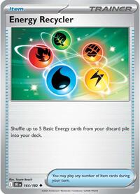 Energy Recycler 164/182 Destined Rivals Reverse Holo Pokémon card