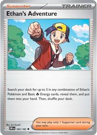 Ethan's Adventure 165/182 Destined Rivals Reverse Holo Pokémon card