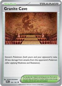 Granite Cave 166/182 Destined Rivals Reverse Holo Pokémon card