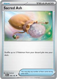 Sacred Ash 168/182 Destined Rivals Reverse Holo Pokémon card