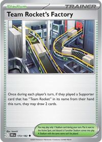 Team Rocket's Factory 173/182 Destined Rivals Reverse Holo Pokémon card