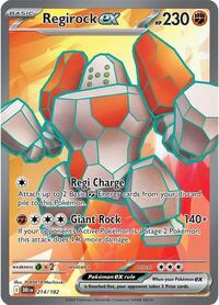 Regirock ex 214/182
