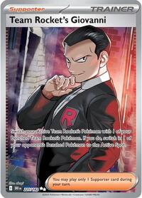 Team Rocket's Giovanni 225/182 Destined Rivals Pokémon card