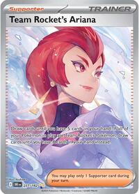 Team Rocket's Ariana 237/182 Destined Rivals Pokémon card