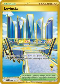 Levincia 244/182 Destined Rivals Pokémon card