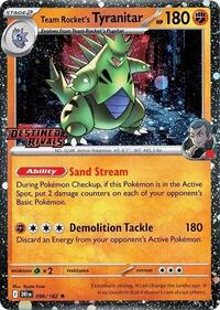 Team Rocket's Tyranitar (Prerelease) 096/182