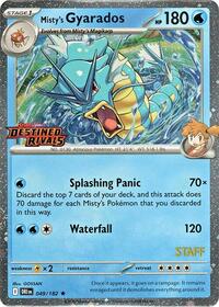 Misty's Gyarados (Prerelease) [Staff] 049/182