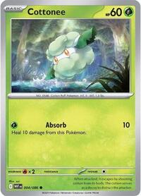 Cottonee 004/086 · Reverse Holo