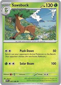 Sawsbuck 007/086 · Reverse Holo