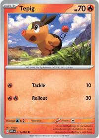 Tepig 011/086 · Reverse Holo