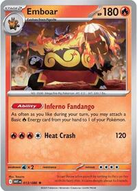Emboar 013/086 · Reverse Holo