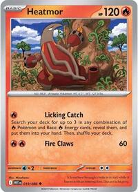 Heatmor 019/086 · Reverse Holo