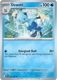 Dewott 022/086 · Reverse Holo