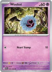 Woobat 036/086 · Reverse Holo