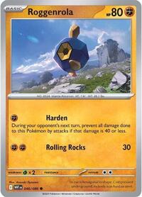 Roggenrola 046/086 · Reverse Holo