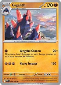 Gigalith 048/086 · Reverse Holo