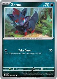 Zorua 061/086 · Reverse Holo