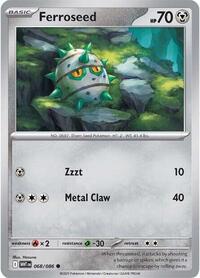 Ferroseed 068/086 · Reverse Holo
